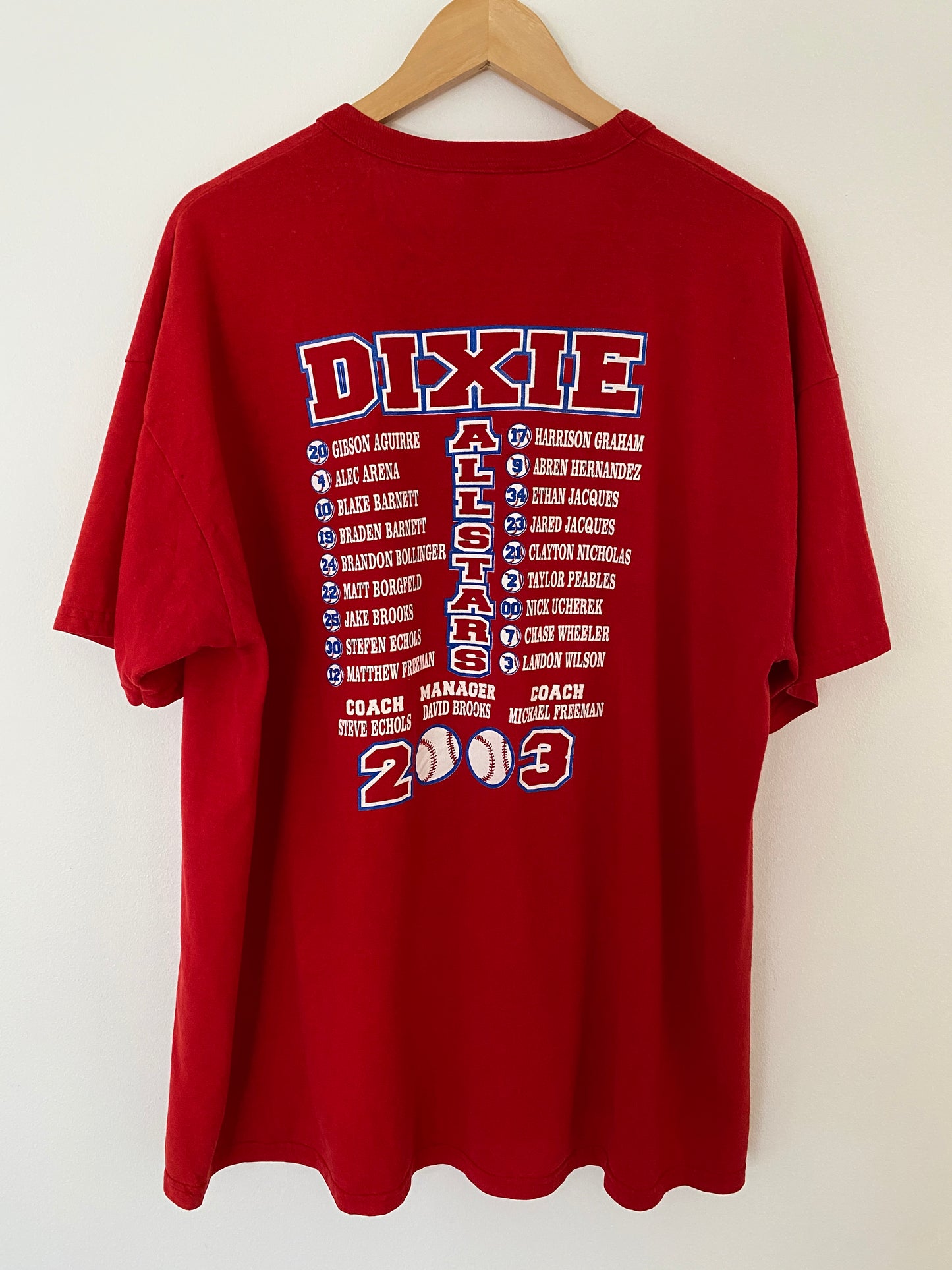 2003 Dixie All-Star Youth Baseball T-Shirt - XL