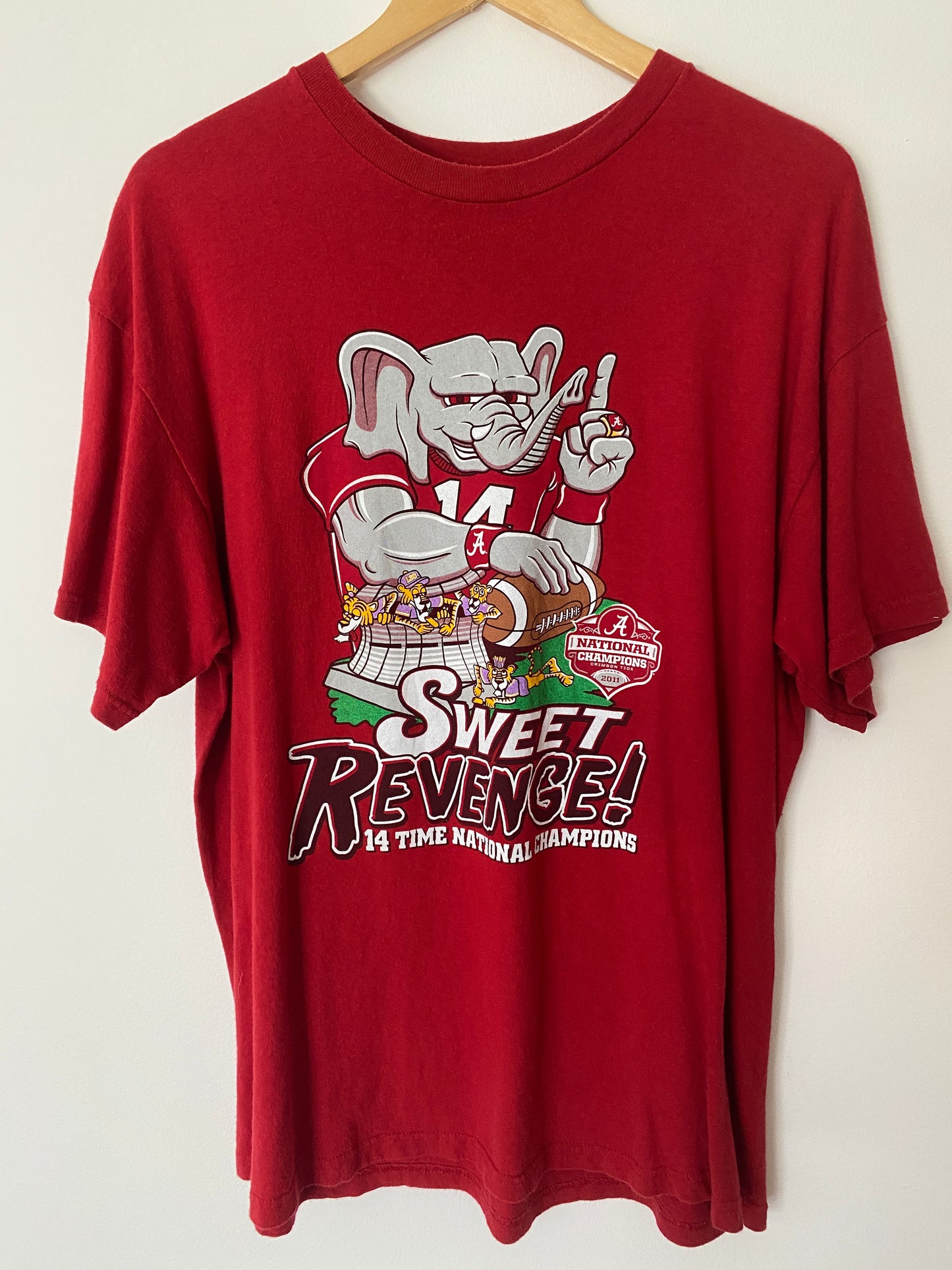 2011 Alabama Crimson Tide Football Champs T-Shirt - XL